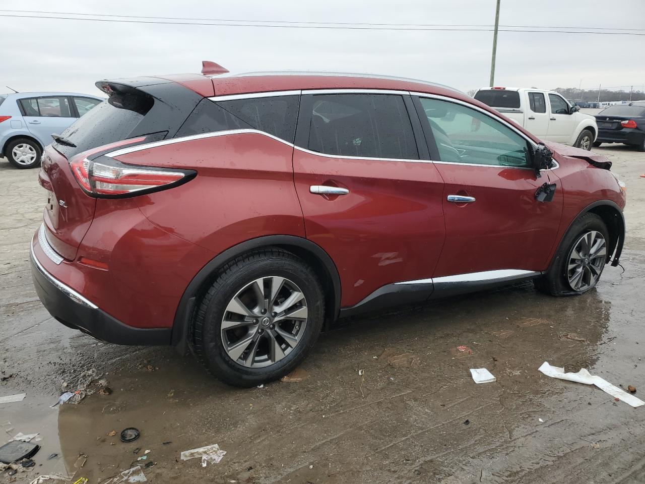 2017 Nissan Murano VIN 5N1AZ2MG0HN141402 Copart auction photo, front end damage thumbnail 3