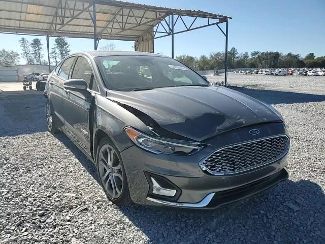 2019 Ford Fusion VIN 3FA6P0RUXKR123986 Copart auction photo, rear end / front end damage thumbnail 11