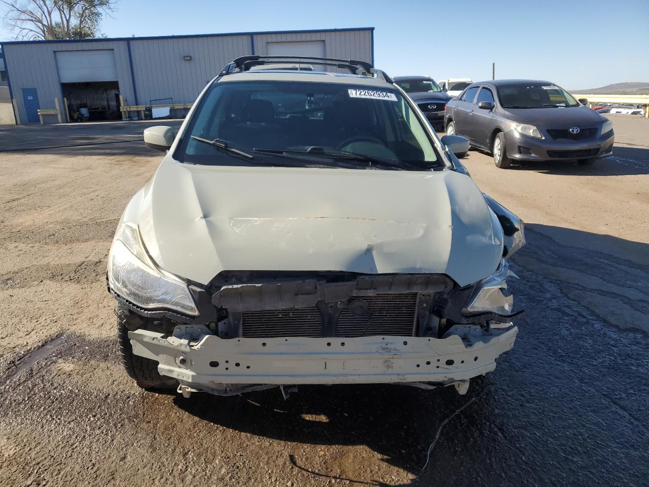 2016 Subaru XV VIN JF2GPABC6G8285615 Copart auction photo, front end / rear end damage thumbnail 5