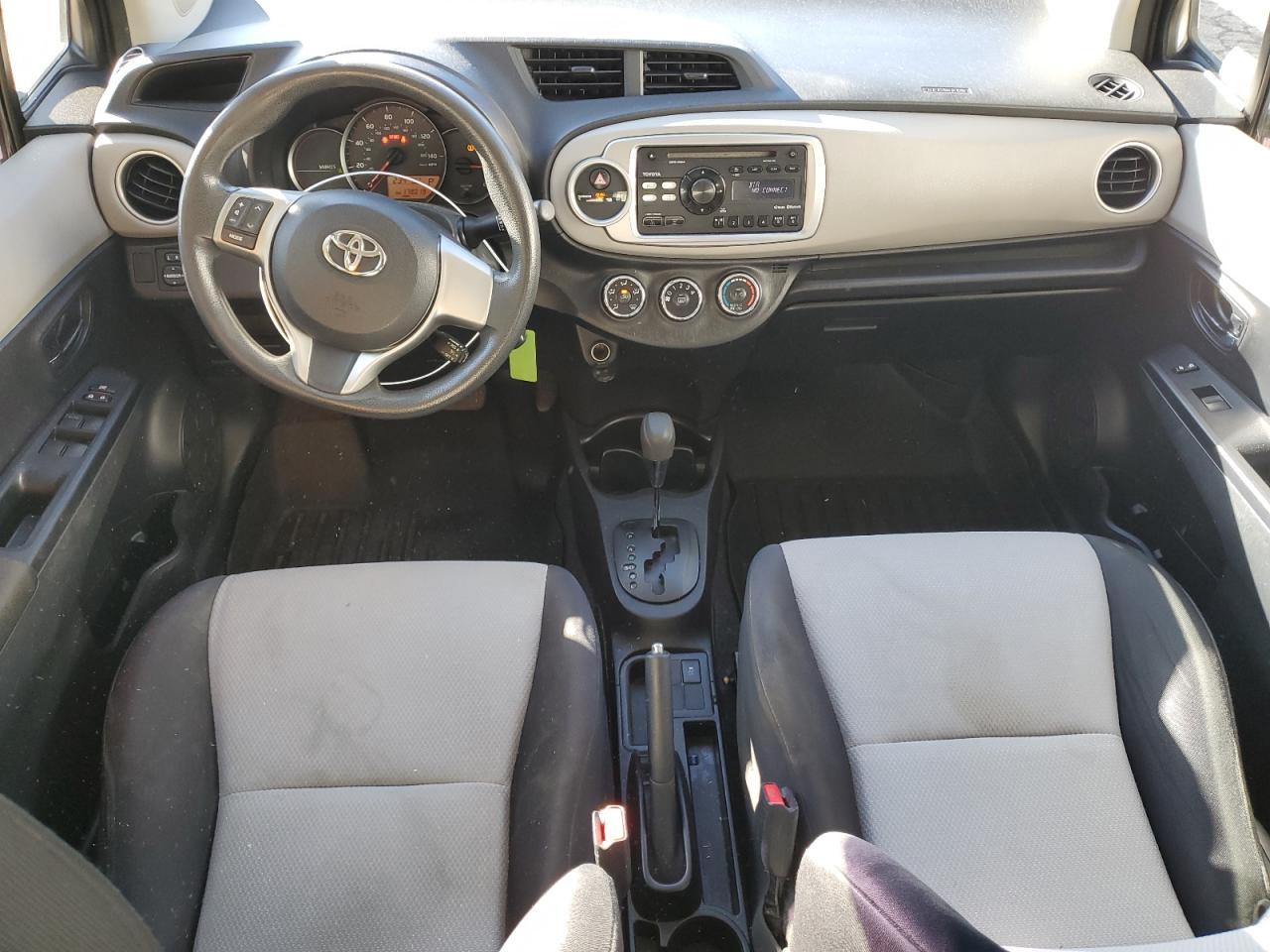 2013 Toyota Yaris VIN JTDKTUD38DD569687 Copart auction photo, rear end / front end damage thumbnail 8