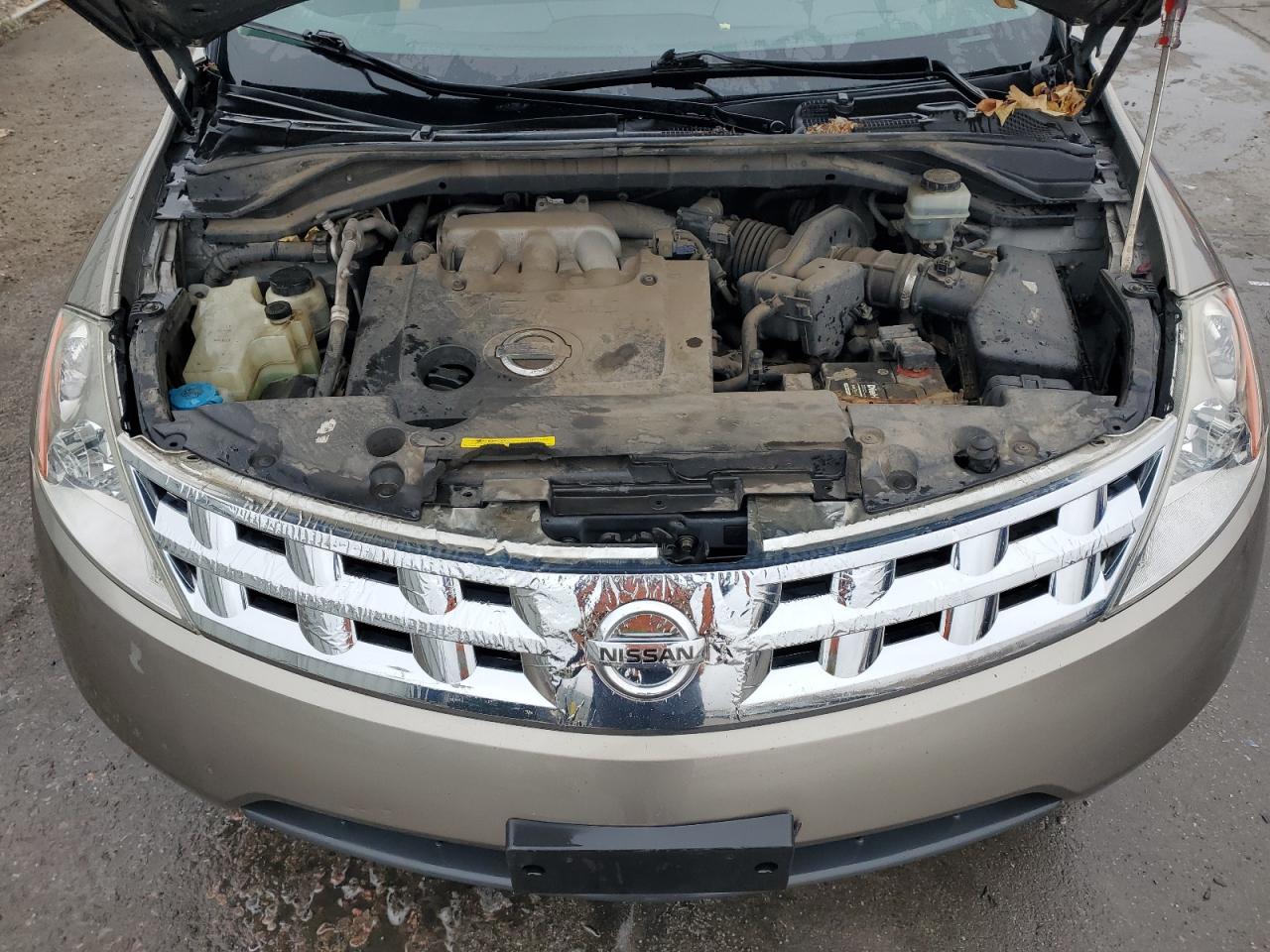 2003 Nissan Murano VIN JN8AZ08W63W220946 Copart auction photo, side / front end damage thumbnail 12
