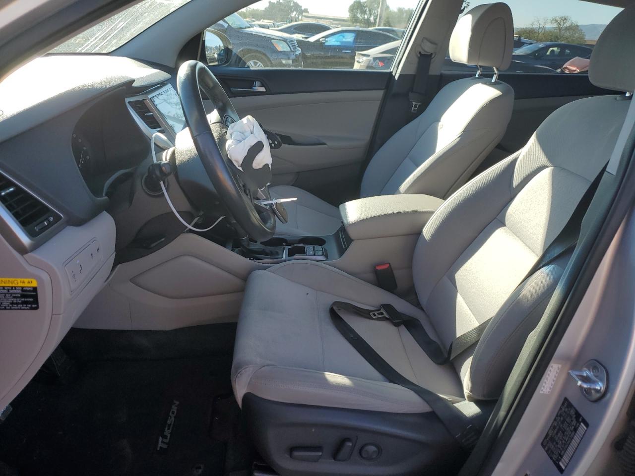 2017 Hyundai Tucson VIN KM8J33A25HU570864 Copart auction photo, front end damage thumbnail 7