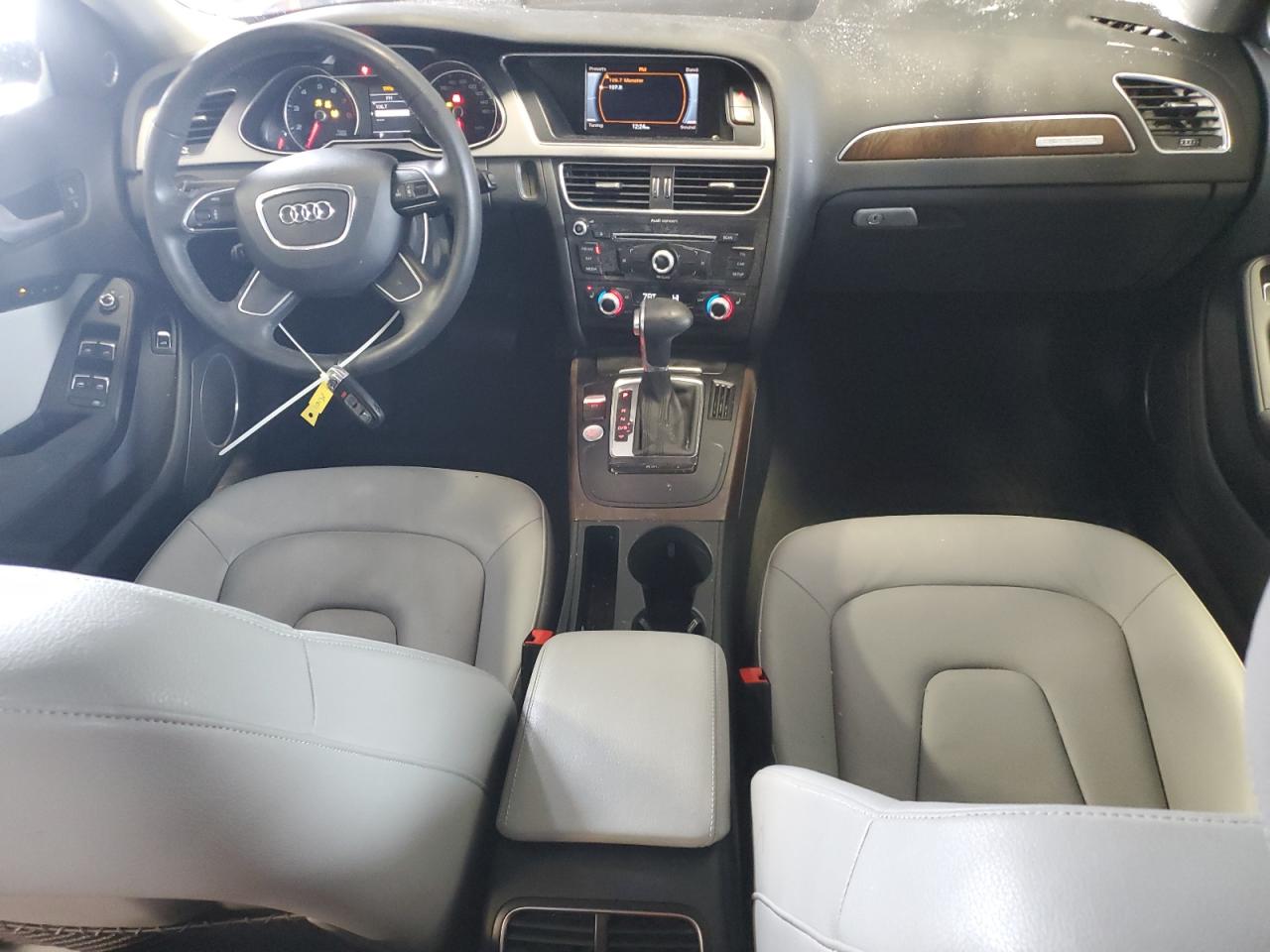 2014 Audi A4 VIN WAUFFAFL7EN011536 Copart auction photo, front end / side damage thumbnail 8