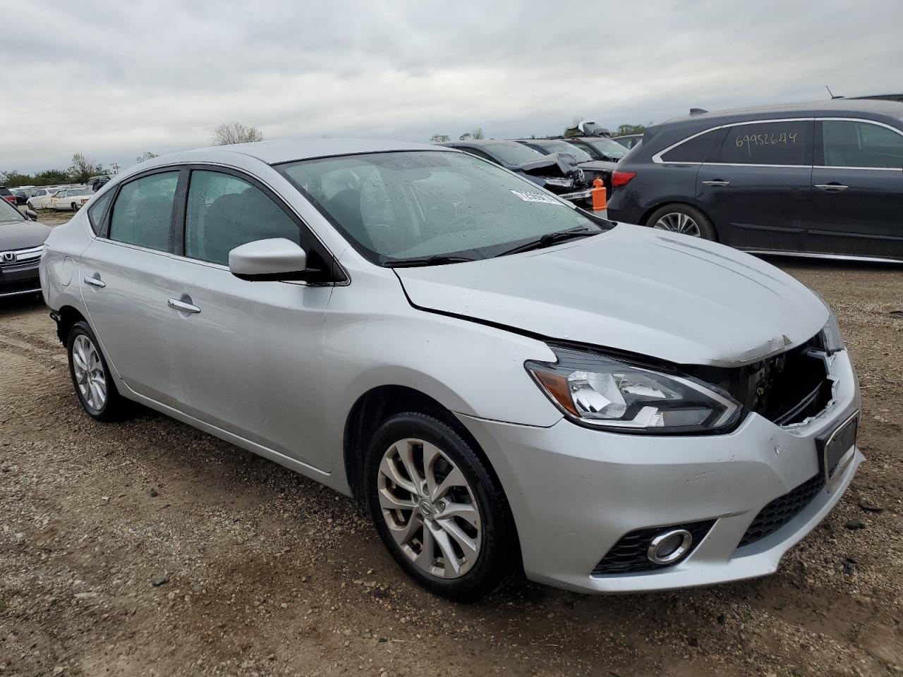 2019 Nissan Sentra VIN 3N1AB7AP4KL610740 Copart auction photo, front end damage thumbnail 4