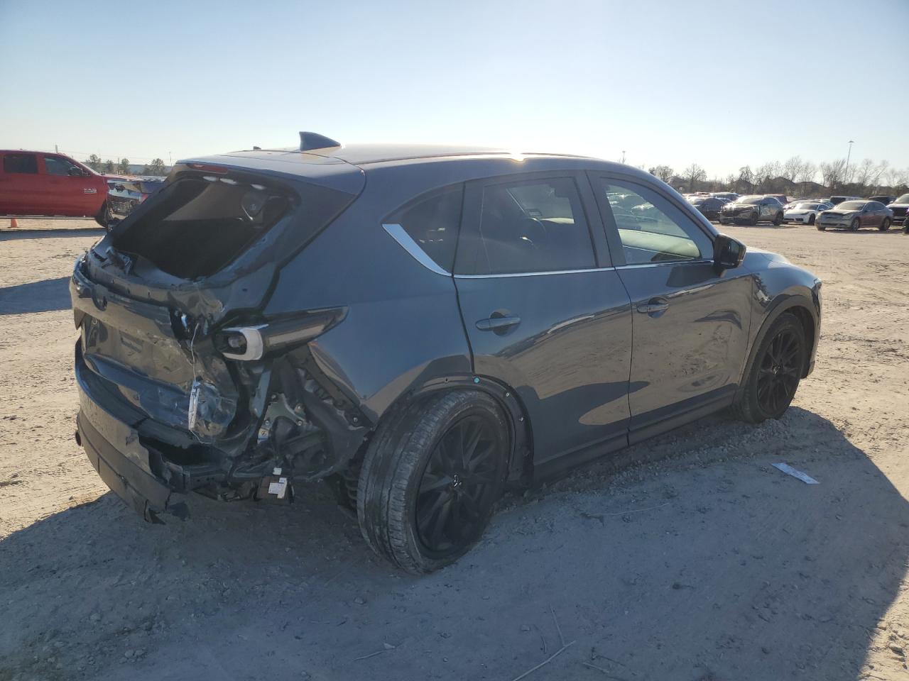 2023 Mazda CX-5 VIN JM3KFBCM4P0245225 Copart auction photo, rear end / minor dent/scratches damage thumbnail 3