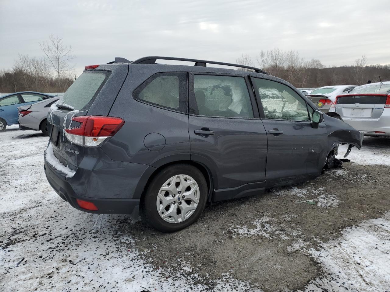 2021 Subaru Forester VIN JF2SKADC5MH486519 Copart auction photo, burn - engine / burn - interior damage thumbnail 3