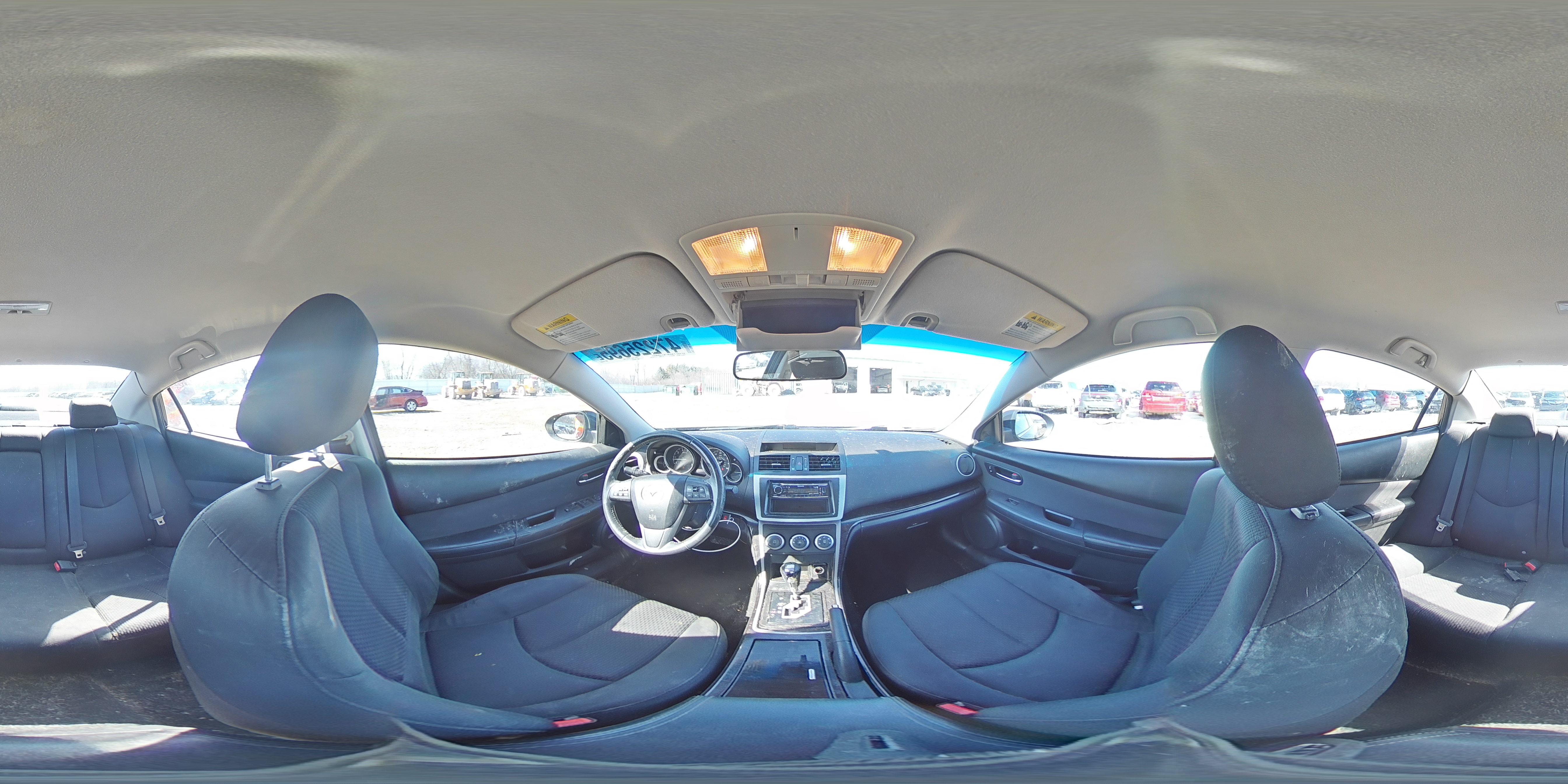 2013 Mazda 6 VIN 1YVHZ8DH5D5M08665 Copart auction photo, front end damage thumbnail 14