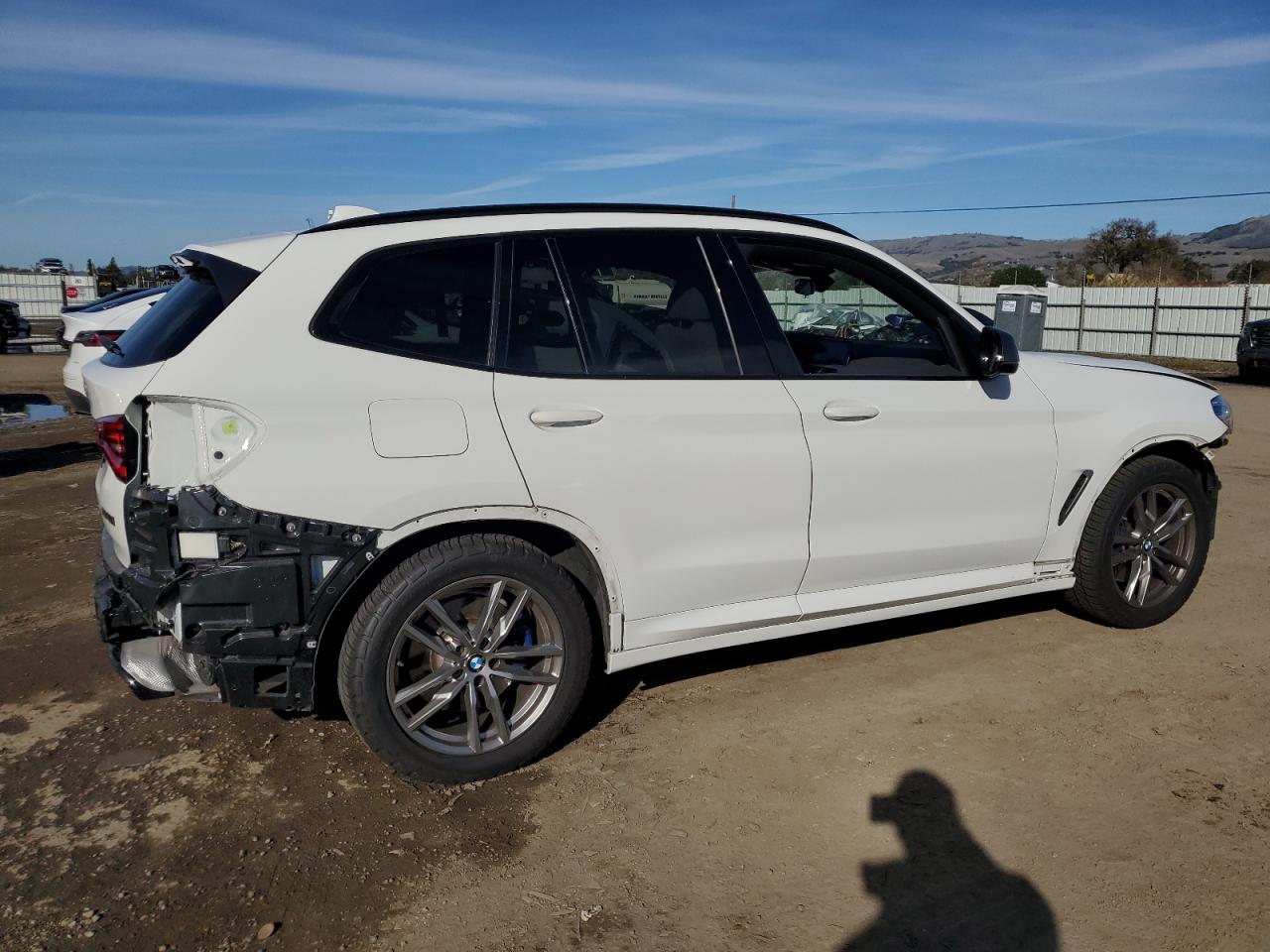 2020 BMW X3 VIN 5UXTY9C09L9B31399 Copart auction photo, all over damage thumbnail 3