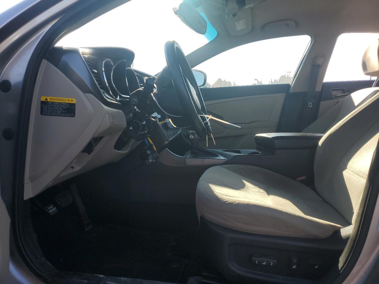 2013 KIA Optima VIN KNAGM4A73D5367499 Copart auction photo, vandalism damage thumbnail 7