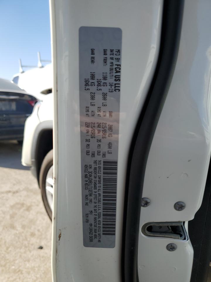 2020 Jeep Compass VIN 3C4NJDAB1LT132704 Copart auction photo, front end damage thumbnail 15