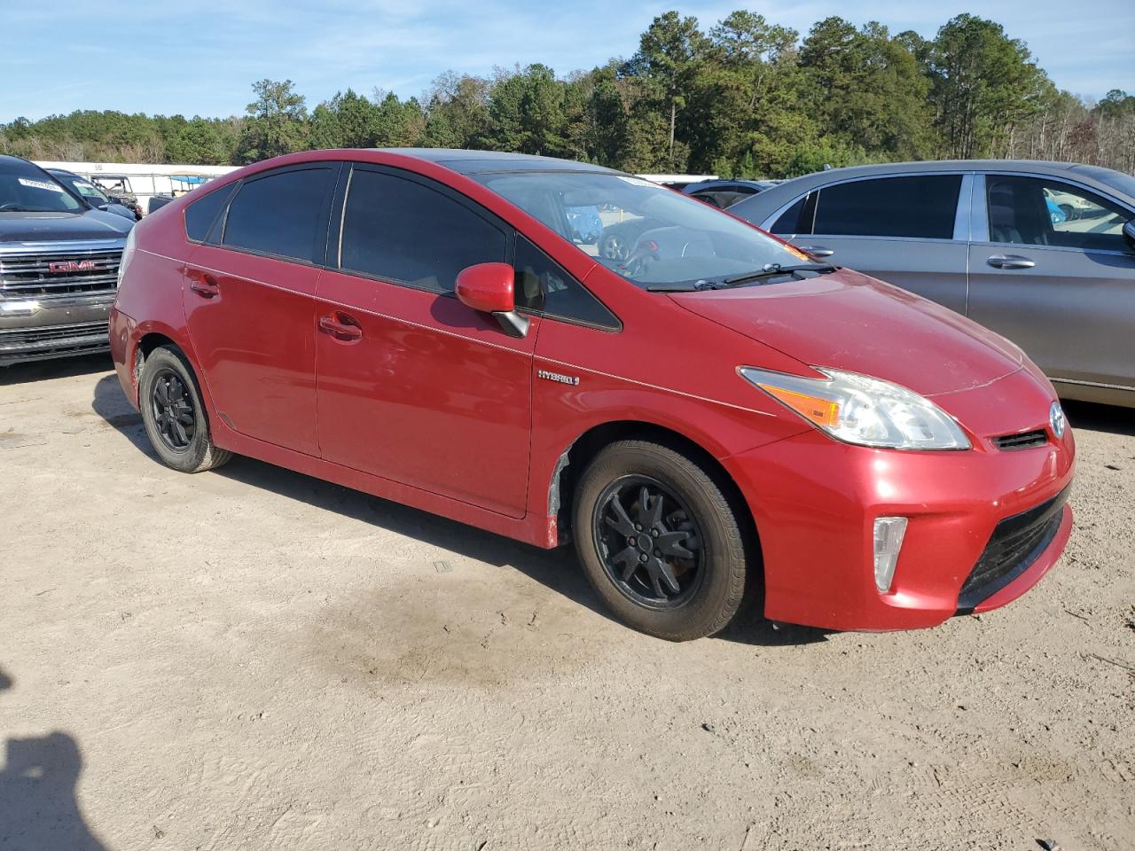 2013 Toyota Prius VIN JTDKN3DU9D1689092 Copart auction photo, side damage thumbnail 4