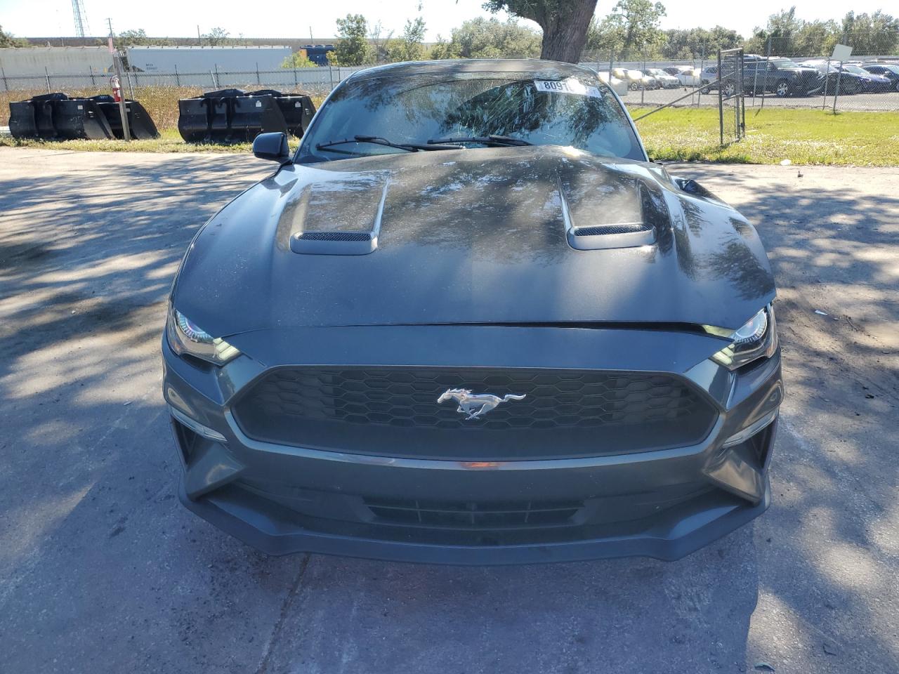 2020 Ford Mustang VIN 1FA6P8TH9L5169047 Copart auction photo, front end / side damage thumbnail 5