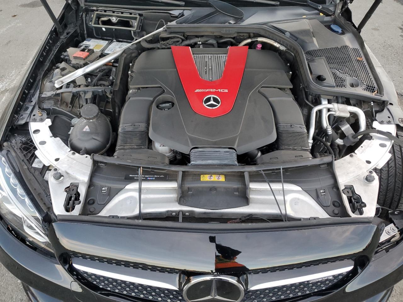 2018 Mercedes-Benz C-klasse VIN WDDWJ6EB4JF640169 Copart auction photo, front end / side damage thumbnail 11