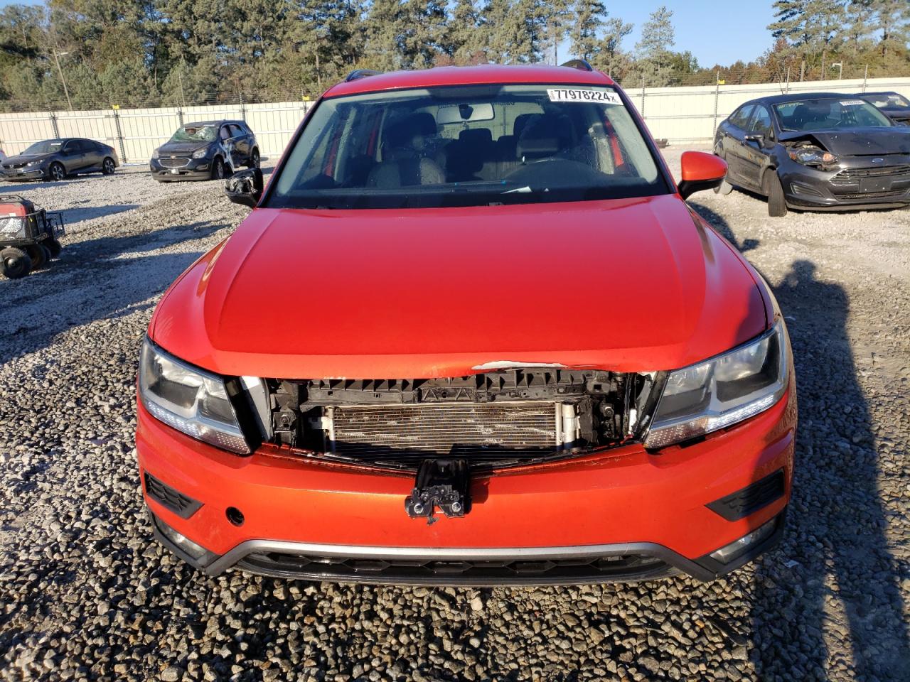 2018 Volkswagen Tiguan VIN 3VV1B7AX7JM029207 Copart auction photo, front end damage thumbnail 5