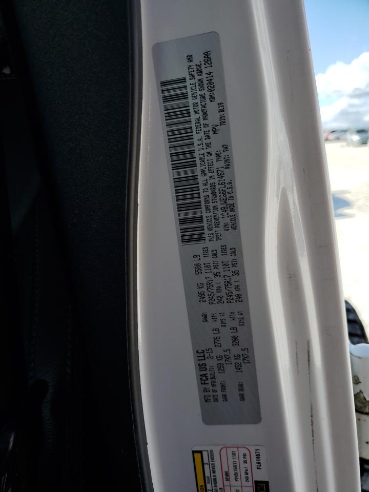 2015 Jeep Wrangler VIN 1C4BJWEG6FL614671 Copart auction photo, all over damage thumbnail 15