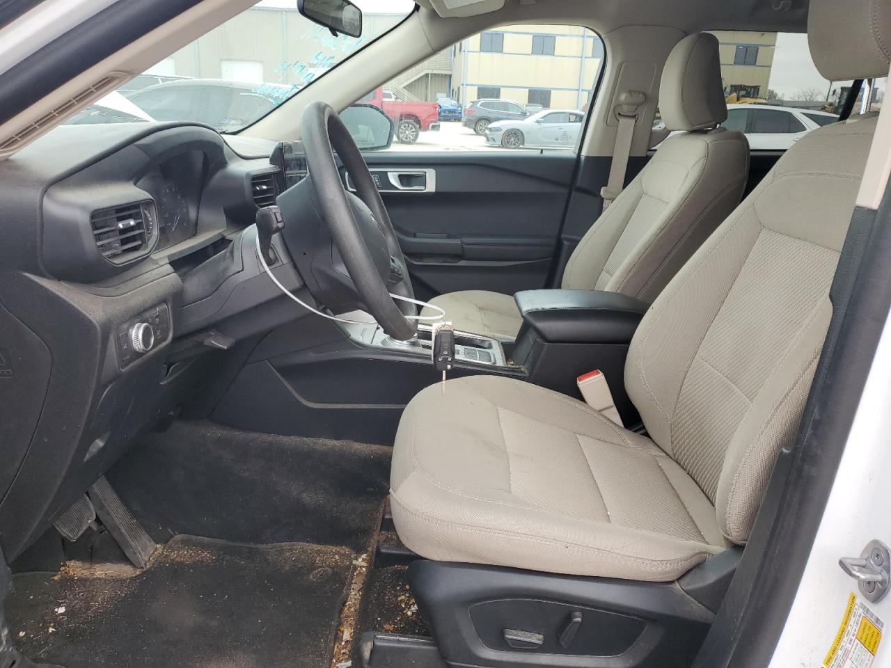 2021 Ford Explorer VIN 1FMSK7BH5MGC45559 Copart auction photo, front end / hail damage thumbnail 7