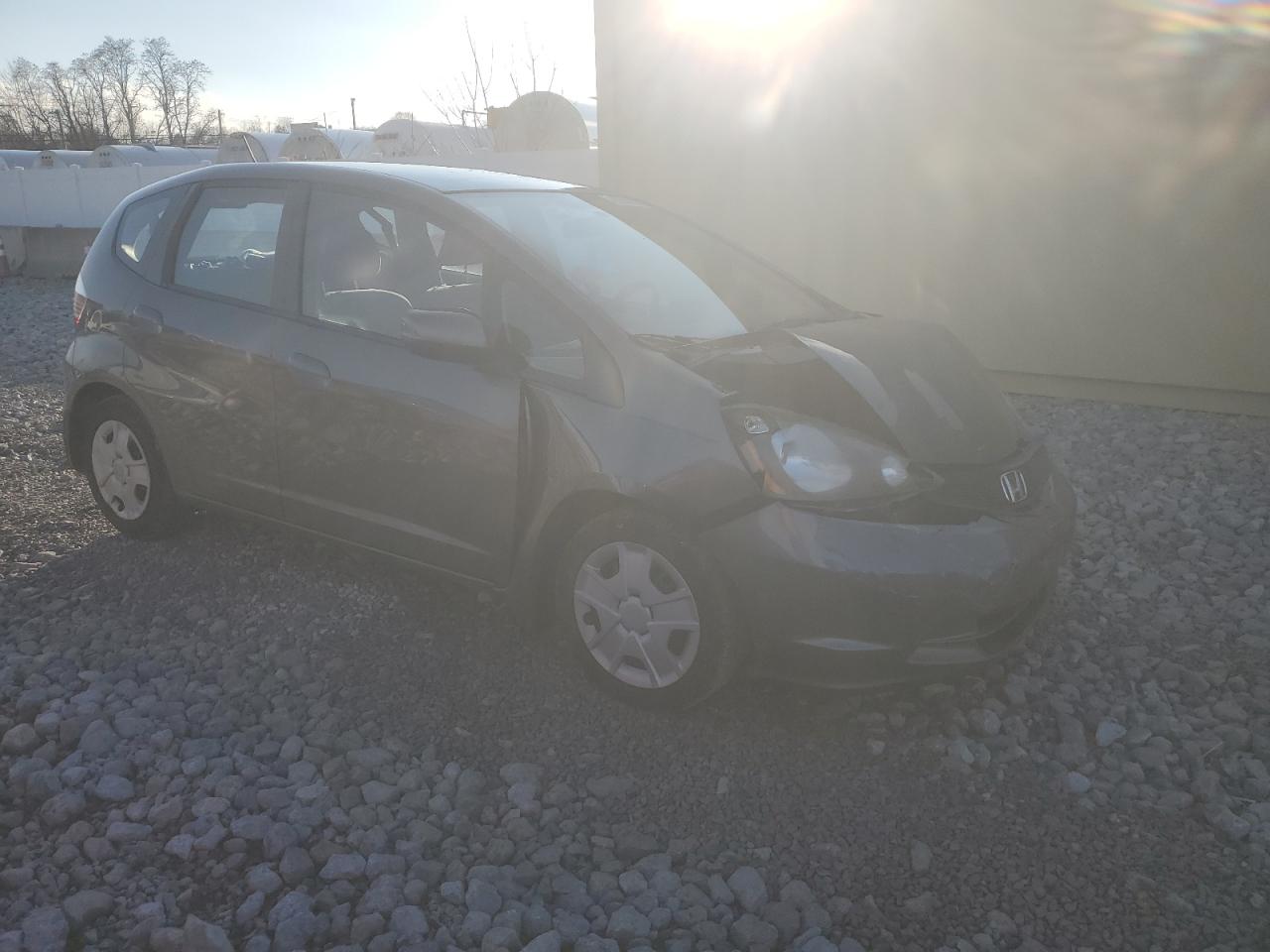2012 Honda Fit VIN JHMGE8H35CC037902 Copart auction photo, front end / undercarriage damage thumbnail 4