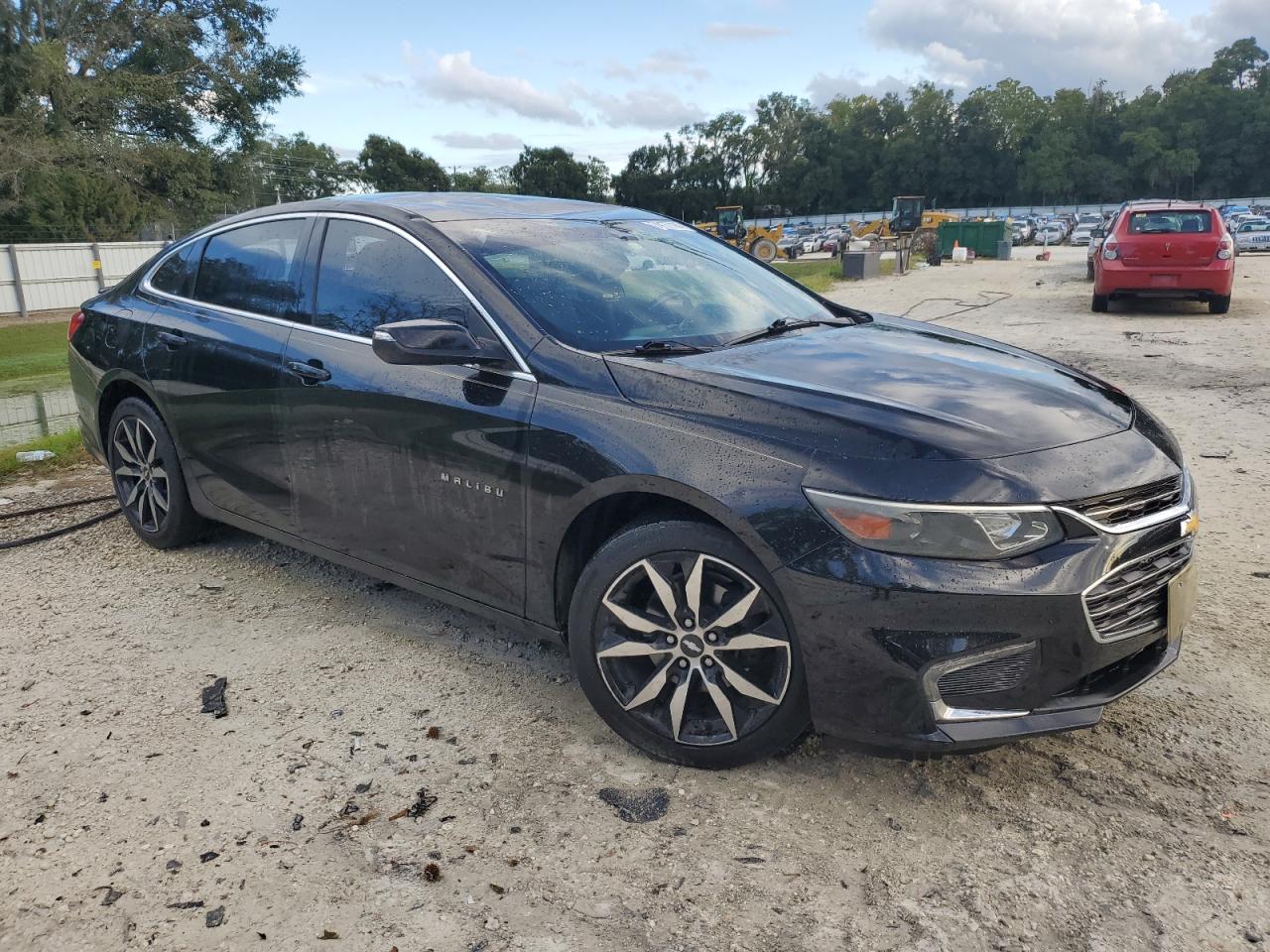 2018 Chevrolet Malibu VIN 1G1ZD5ST6JF156387 Copart auction photo, top/roof damage thumbnail 4