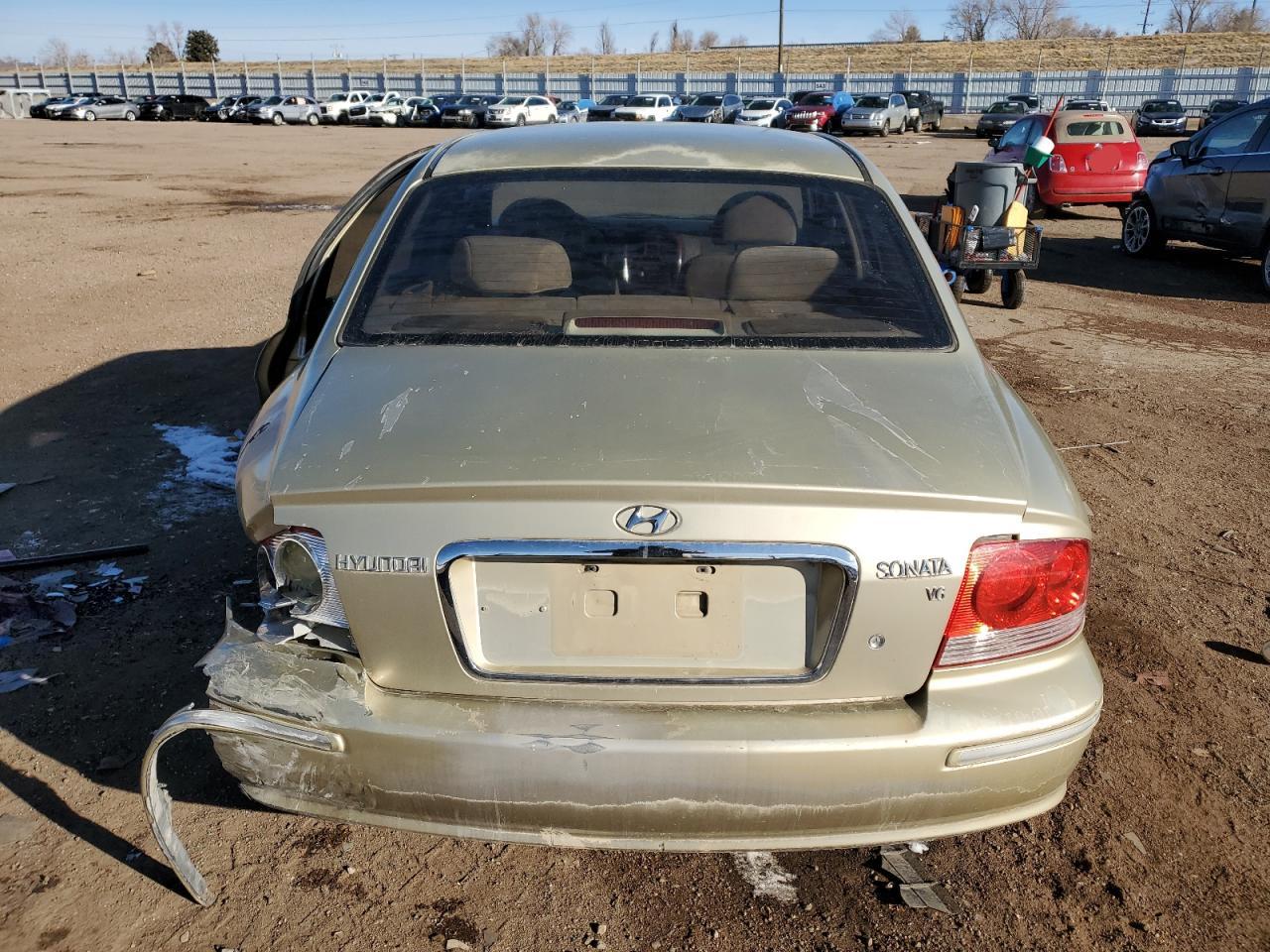 2003 Hyundai Sonata VIN KMHWF35H33A874765 Copart auction photo, rear end / front end damage thumbnail 6