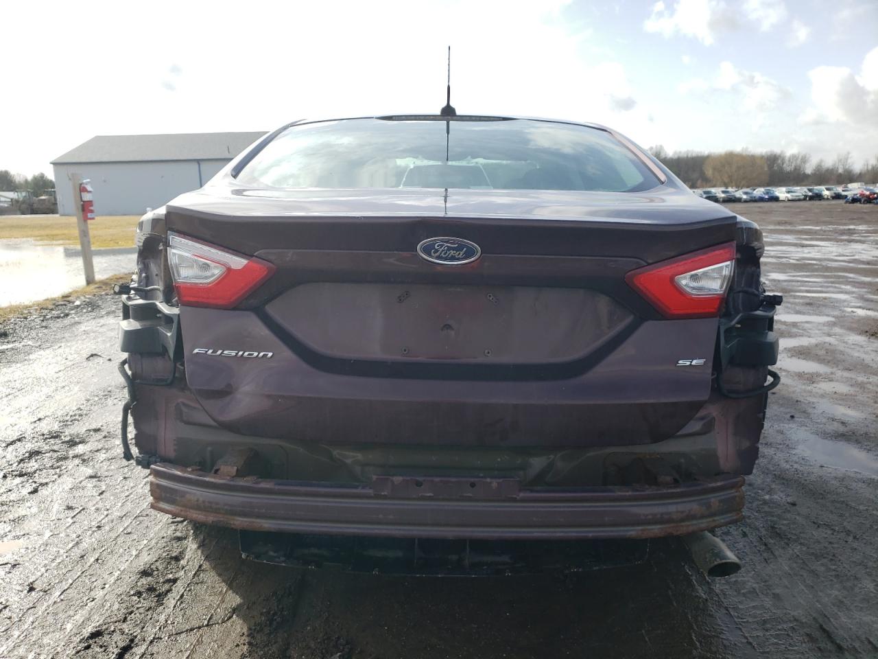 2013 Ford Fusion VIN 3FA6P0H72DR339944 Copart auction photo, rear end damage thumbnail 6