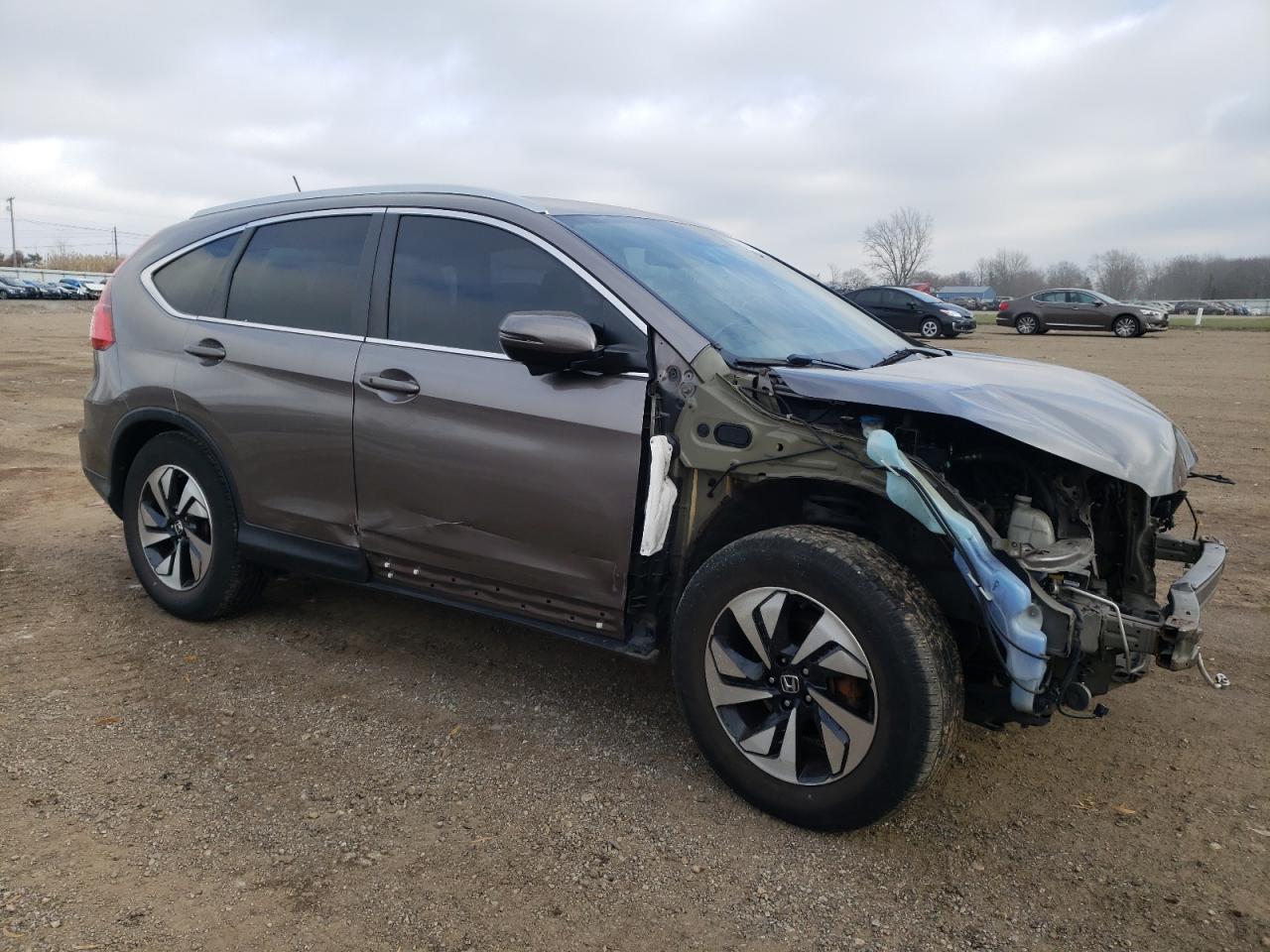 2016 Honda CR-V VIN 5J6RM4H97GL060589 Copart auction photo, front end / side damage thumbnail 4