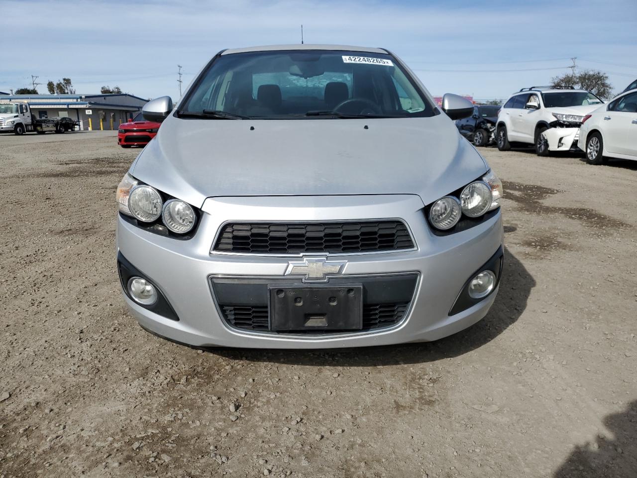 2013 Chevrolet Sonic VIN 1G1JC5SH0D4119556 Copart auction photo, rear end damage thumbnail 5