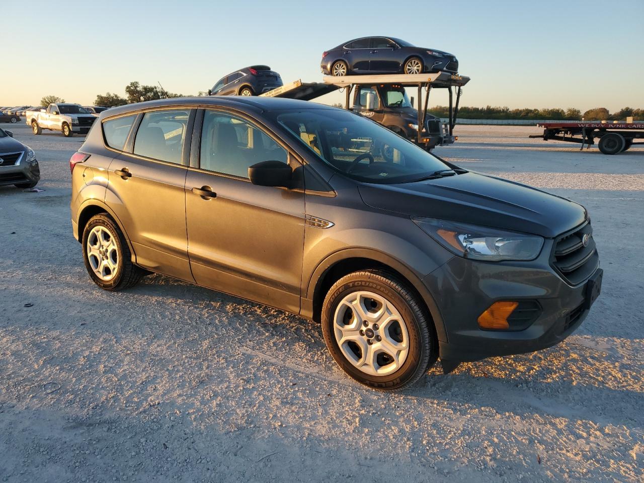 2019 Ford Escape VIN 1FMCU0F78KUA74506 Copart auction photo, rear end damage thumbnail 4