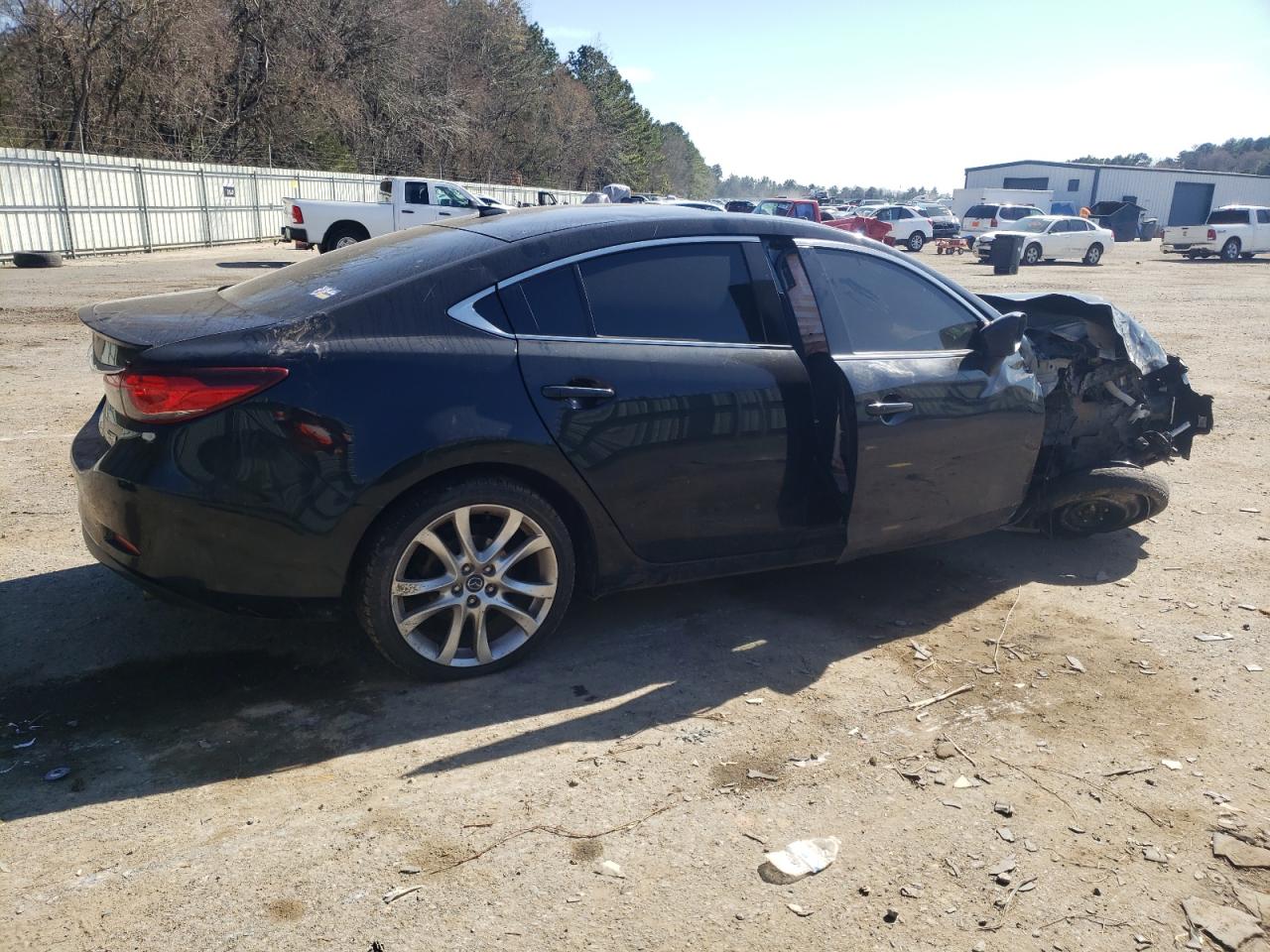 2014 Mazda 6 VIN JM1GJ1W5XE1107496 Copart auction photo, front end damage thumbnail 3