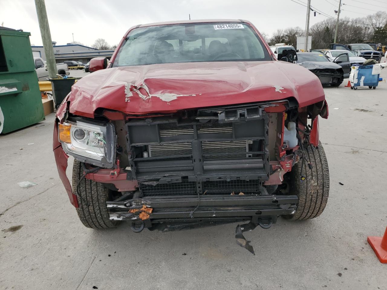 2022 GMC Canyon VIN 1GTG6CEN4N1104978 Copart auction photo, front end damage thumbnail 5