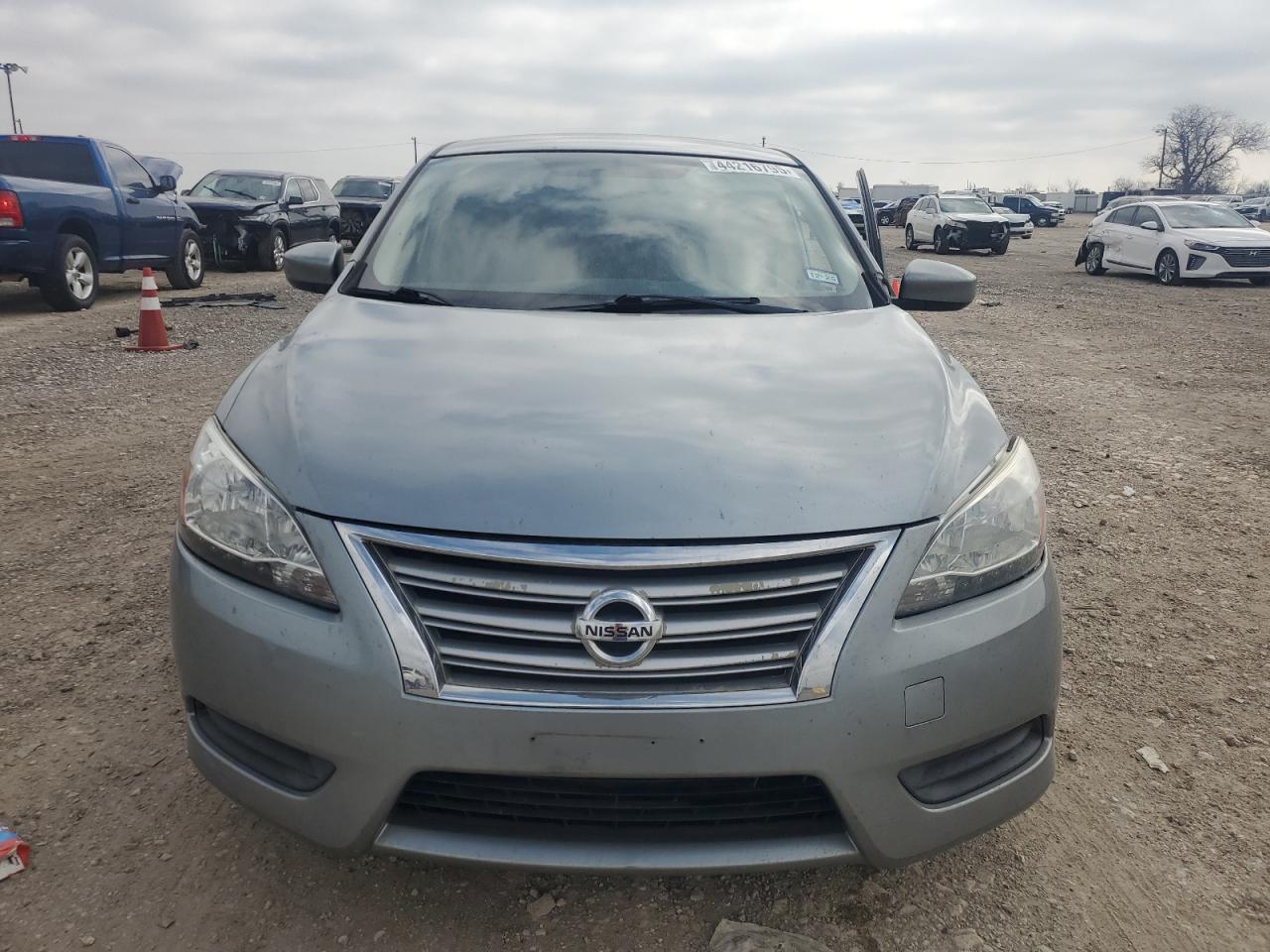 2013 Nissan Sentra VIN 3N1AB7AP1DL776202 Copart auction photo, side / front end damage thumbnail 5