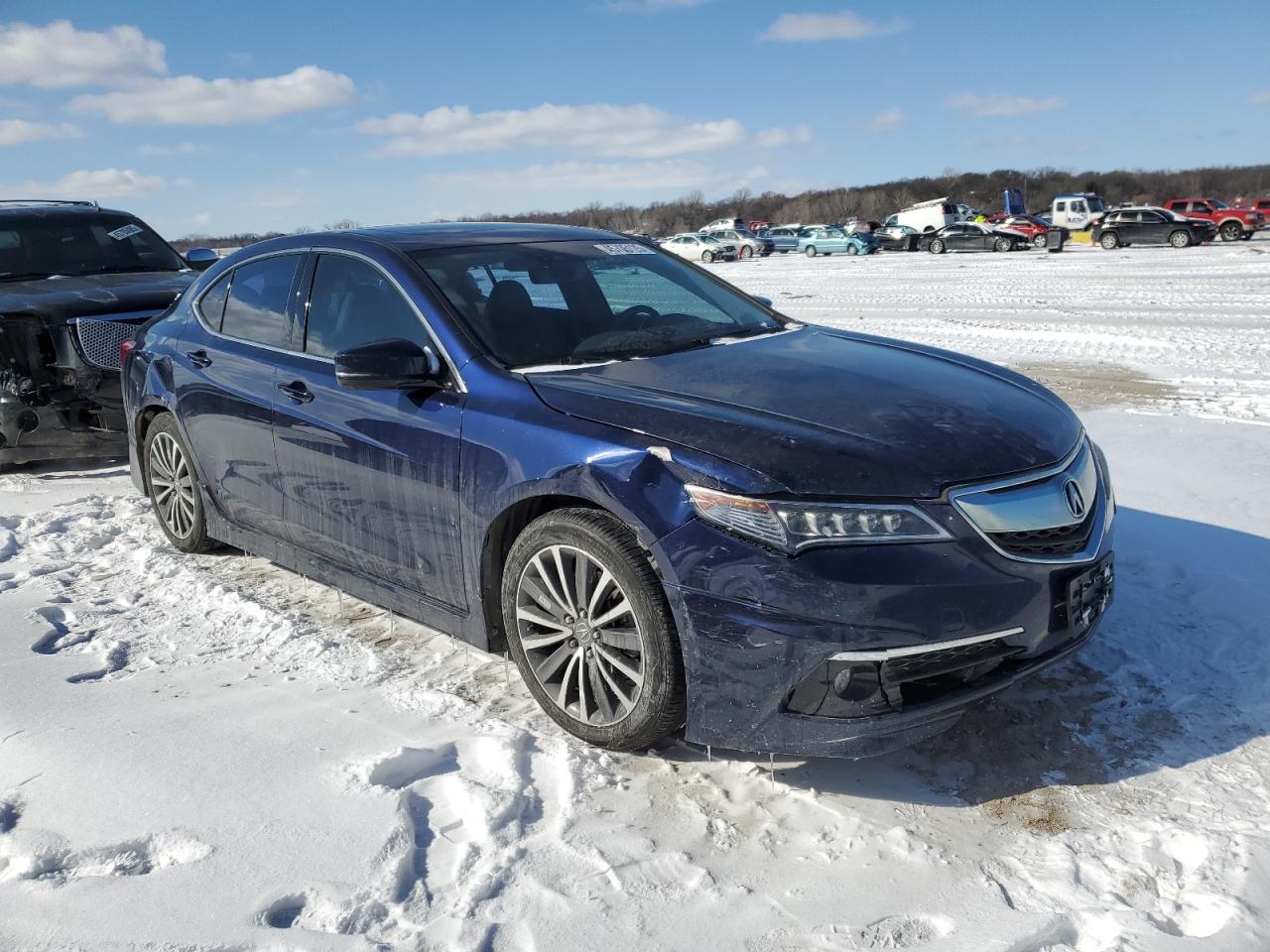 2015 Acura TLX VIN 19UUB3F72FA008302 Copart auction photo, front end / rear end damage thumbnail 4