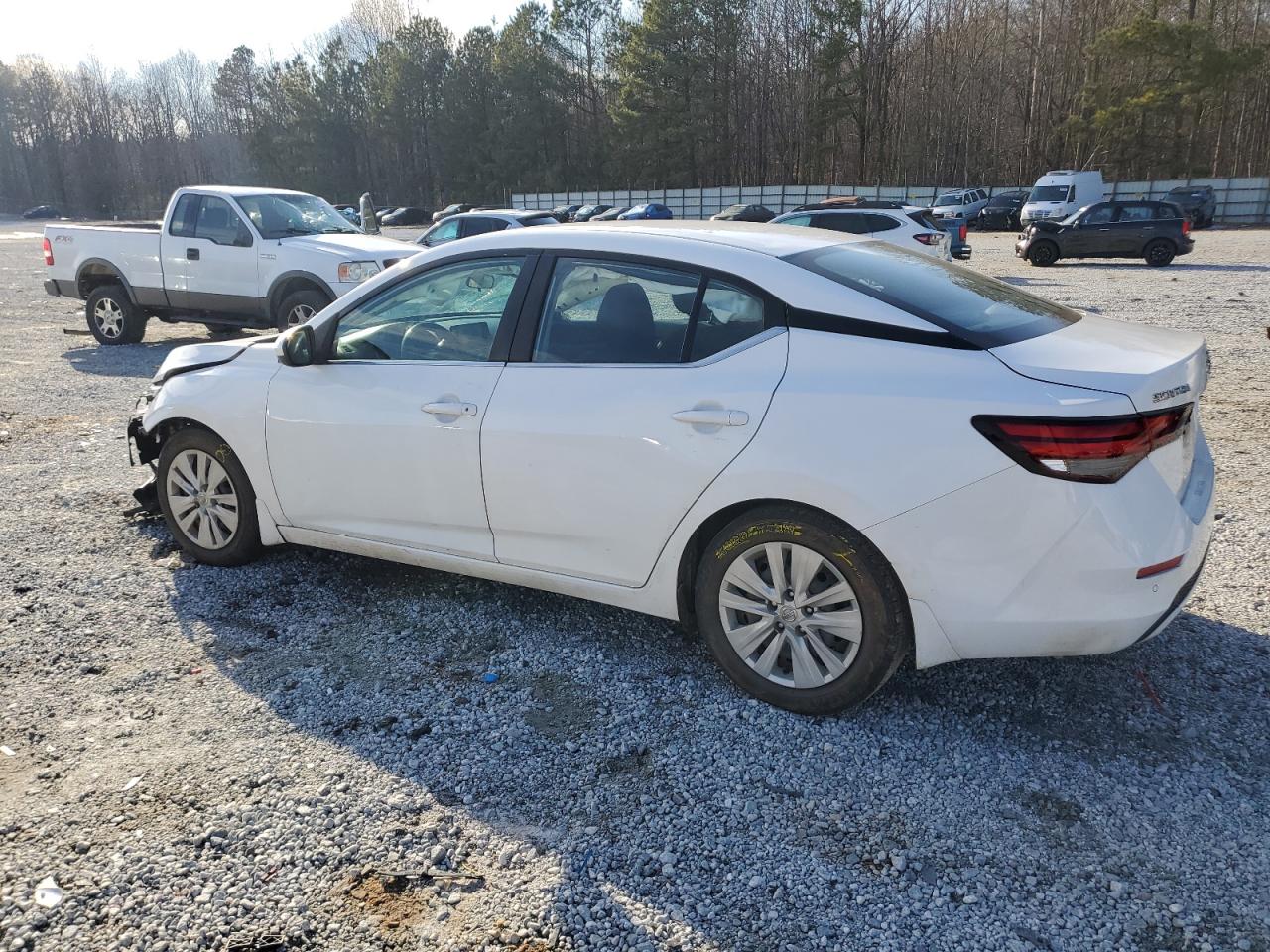 2021 Nissan Sentra VIN 3N1AB8BV5MY276906 Copart auction photo, rollover damage thumbnail 2