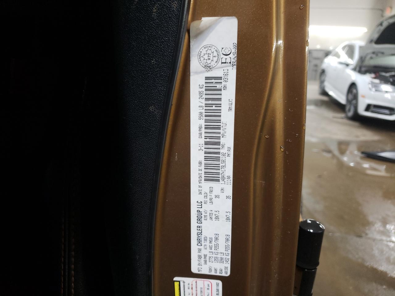 2011 Jeep Wrangler VIN 1J4BA7H17BL581102 Copart auction photo, front end damage thumbnail 12
