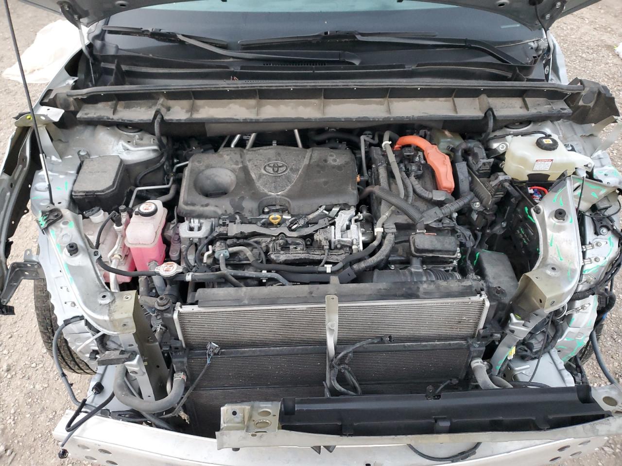 2021 Toyota Highlander VIN 5TDEBRCH3MS033406 Copart auction photo, front end / side damage thumbnail 12