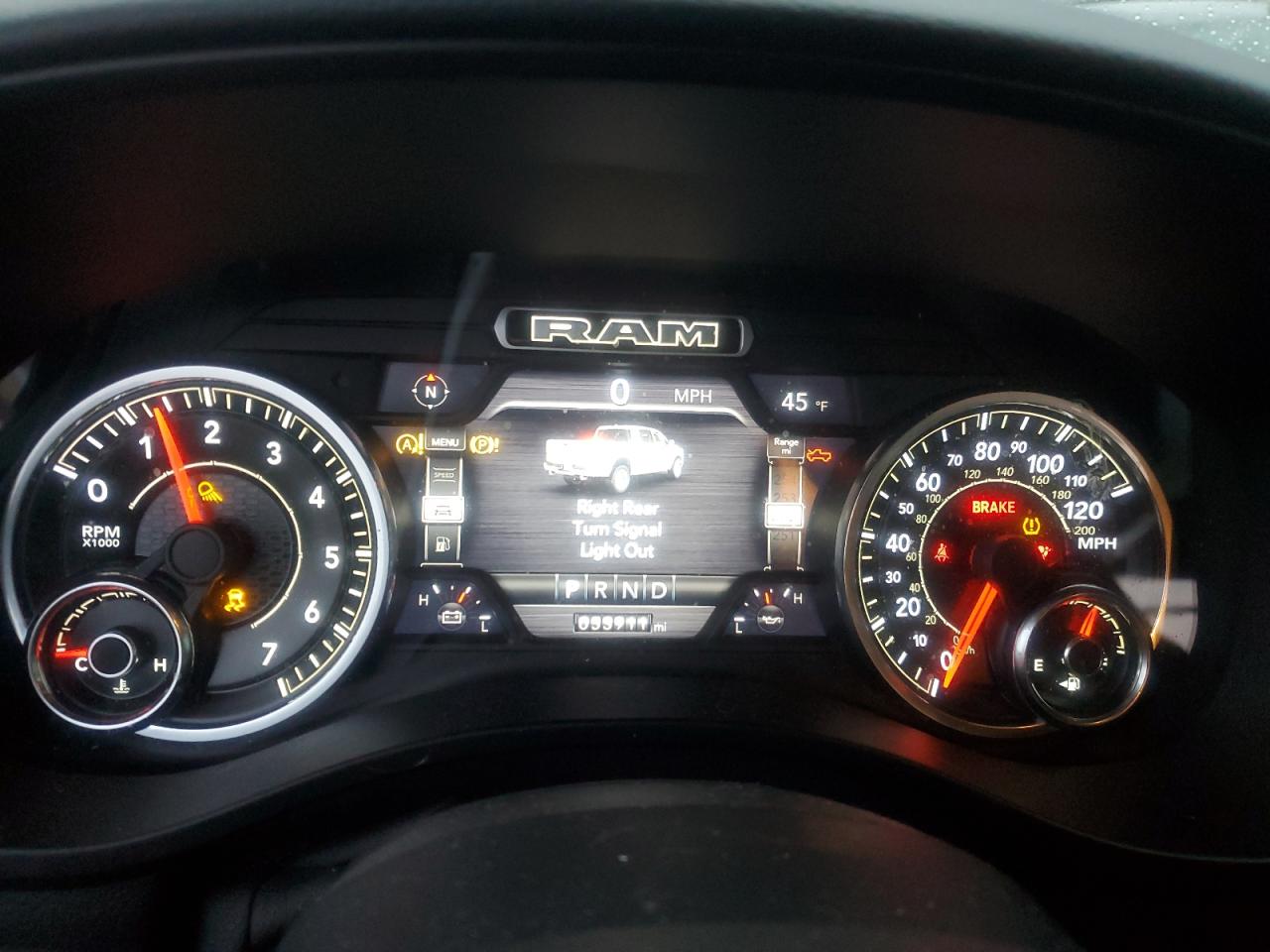 2019 RAM 1500 VIN 1C6SRFFTXKN621553 Copart auction photo, rear end / side damage thumbnail 9