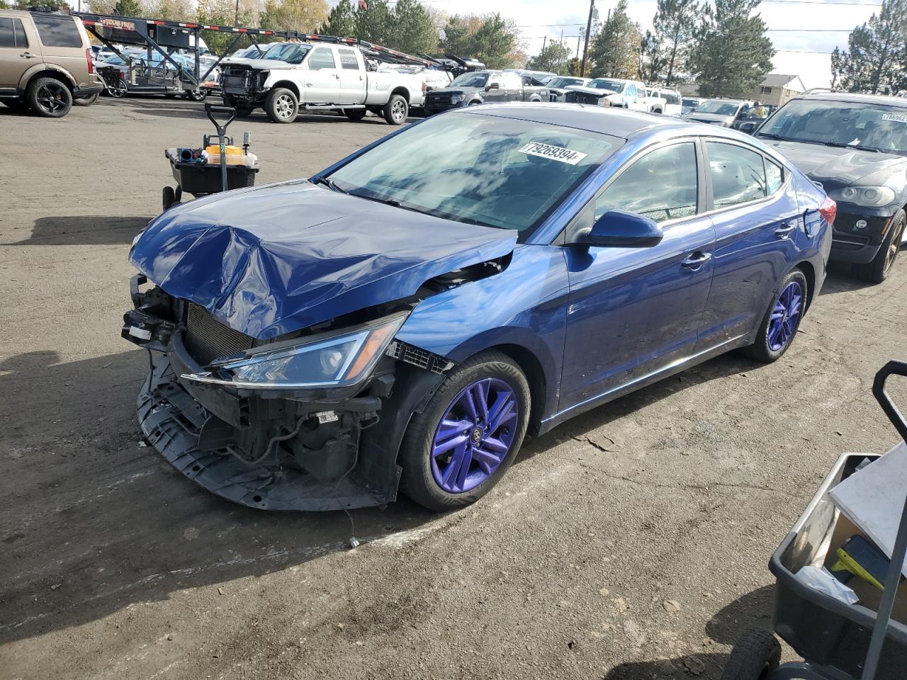 2019 Hyundai Elantra VIN 5NPD84LF2KH413206