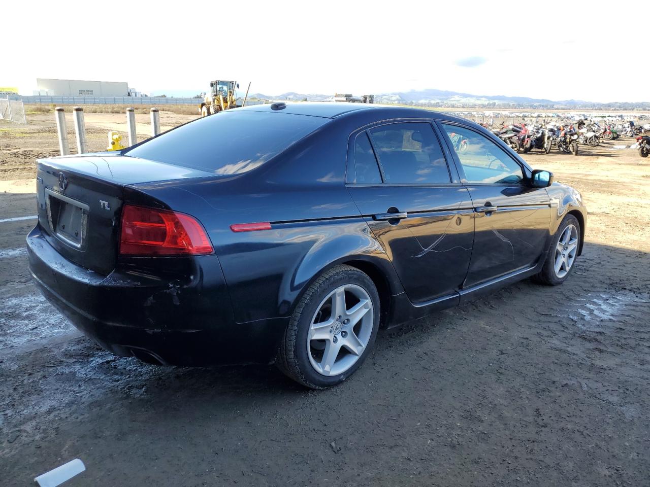 2005 Acura TL VIN 19UUA66205A010752 Copart auction photo, vandalism damage thumbnail 3