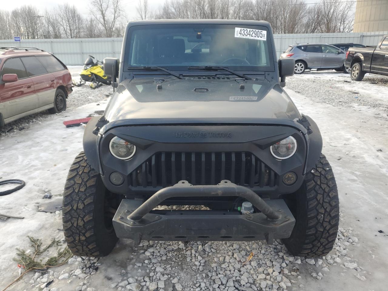 2016 Jeep Wrangler VIN 1C4AJWAG3GL264015 Copart auction photo, rear end damage thumbnail 5
