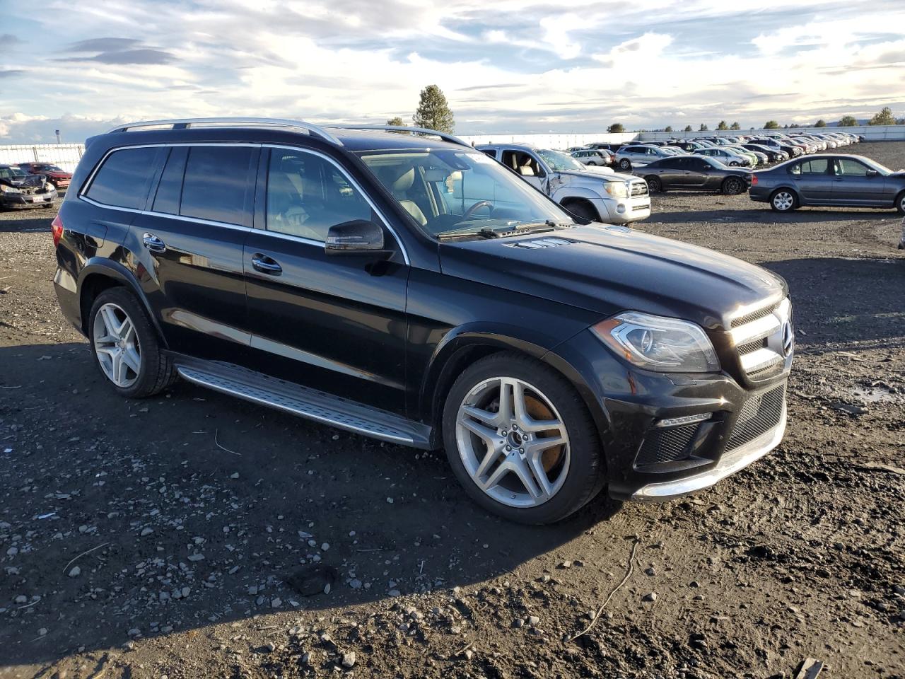 2013 Mercedes-Benz GL-klasse VIN 4JGDF7DE7DA121781 Copart auction photo, front end damage thumbnail 4