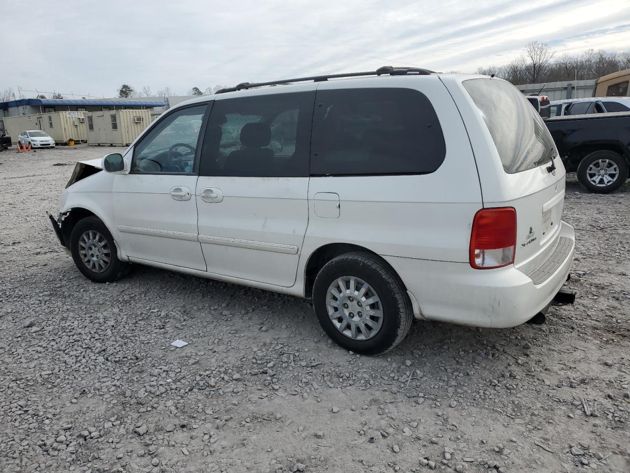 2002 KIA Sedona VIN KNDUP131326320226 Copart auction photo, front end / side damage thumbnail 2