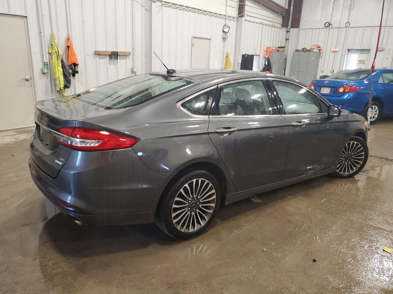 2017 Ford Fusion VIN 3FA6P0HD2HR227866 Copart auction photo, front end / side damage thumbnail 3