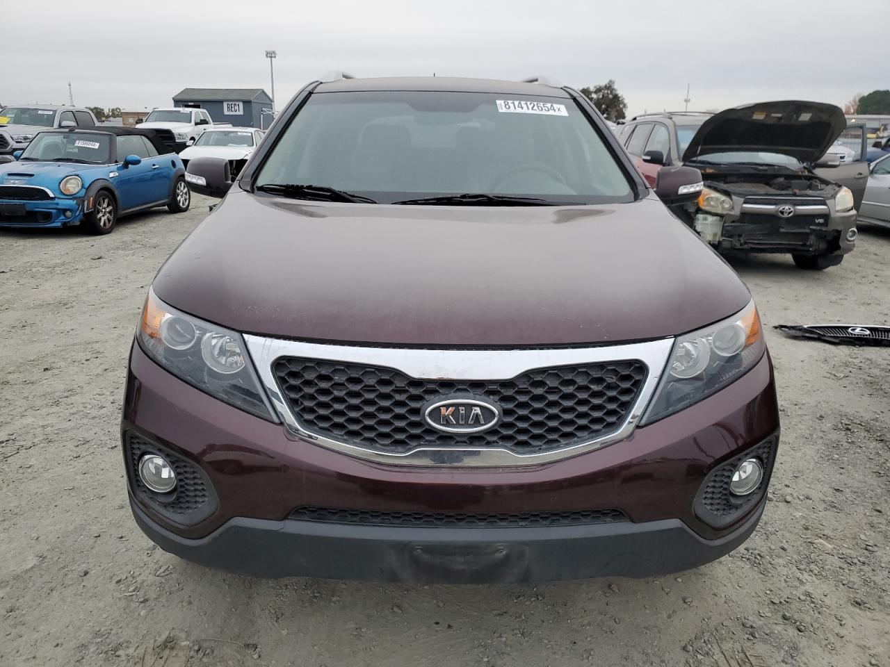 2013 KIA Sorento VIN 5XYKU4A68DG386724 Copart auction photo, mechanical damage thumbnail 5