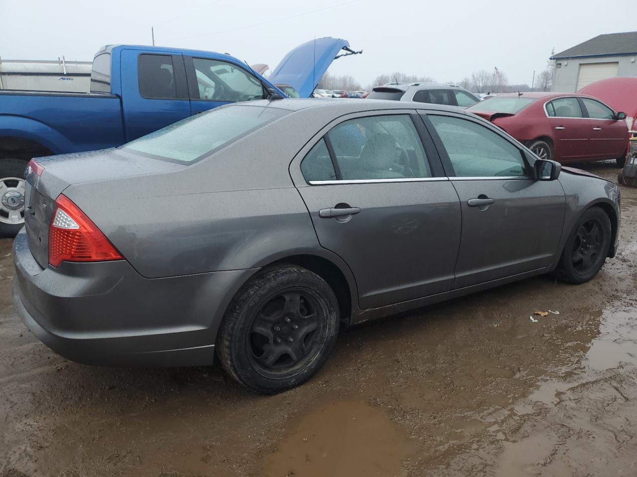2010 Ford Fusion VIN 3FAHP0HA0AR395557 Copart auction photo, front end / side damage thumbnail 3