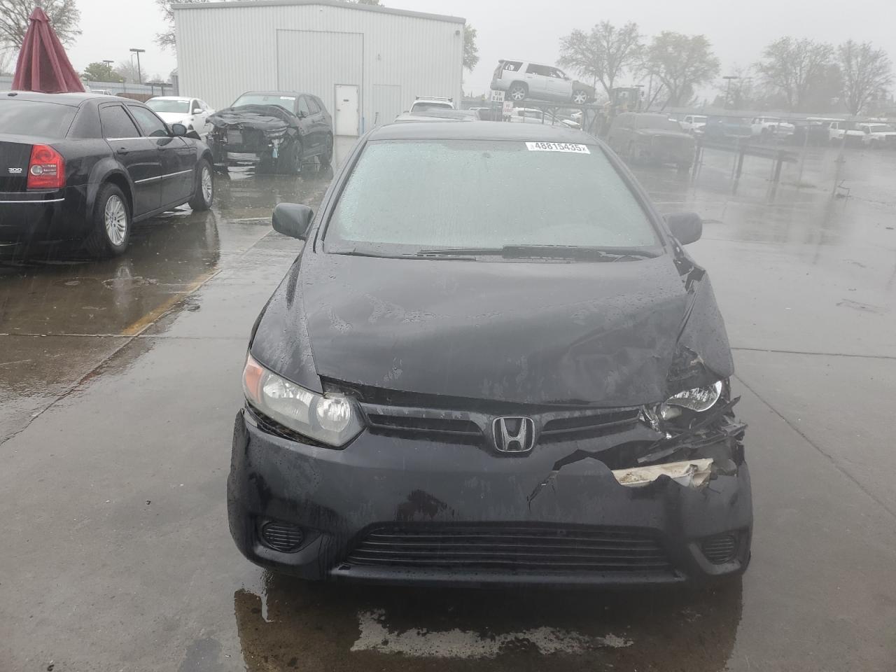 2007 Honda Civic VIN 2HGFG12607H556281 Copart auction photo, front end / rear end damage thumbnail 5