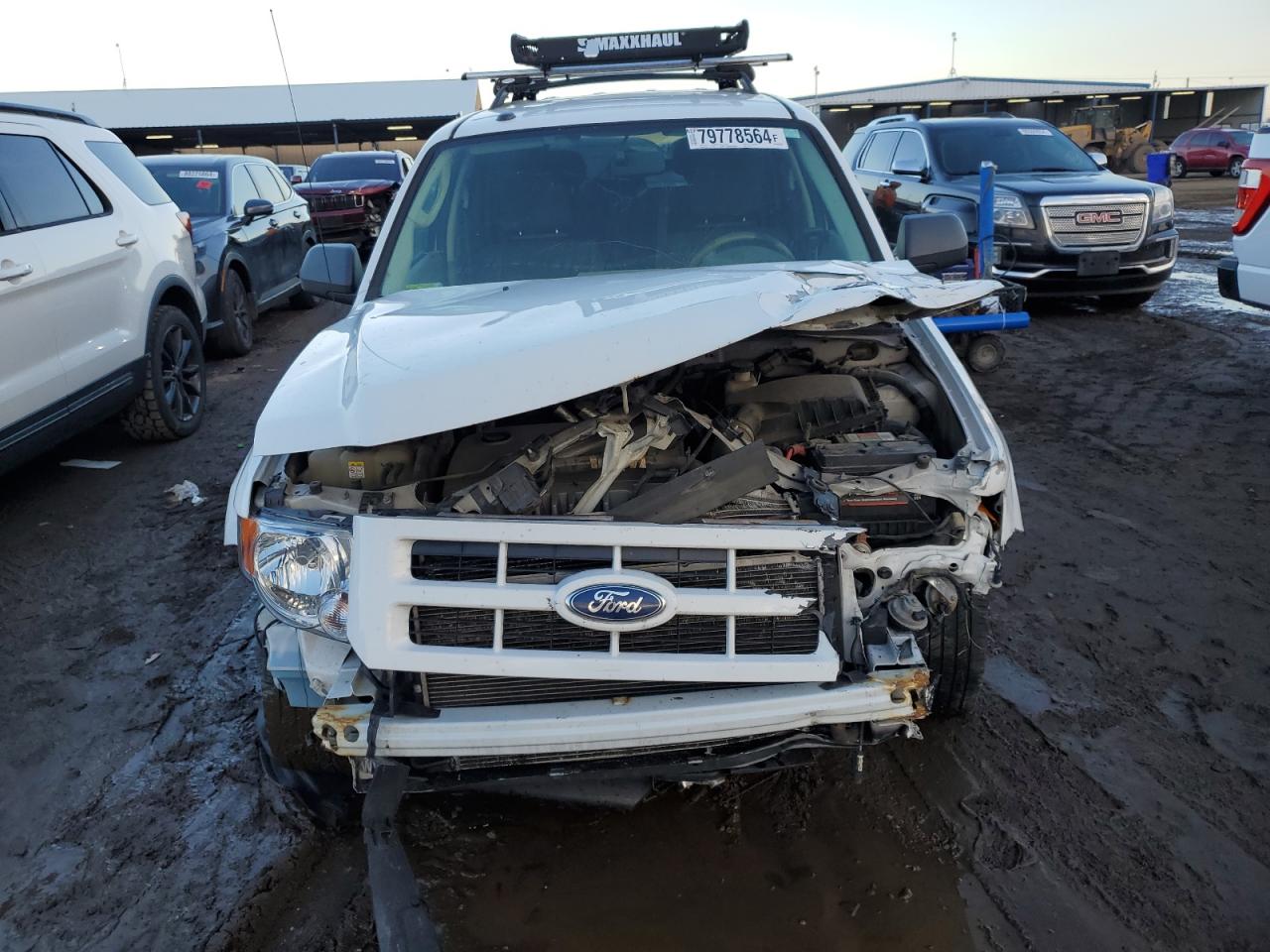 2009 Ford Escape VIN 1FMCU59399KC25736 Copart auction photo, front end damage thumbnail 5