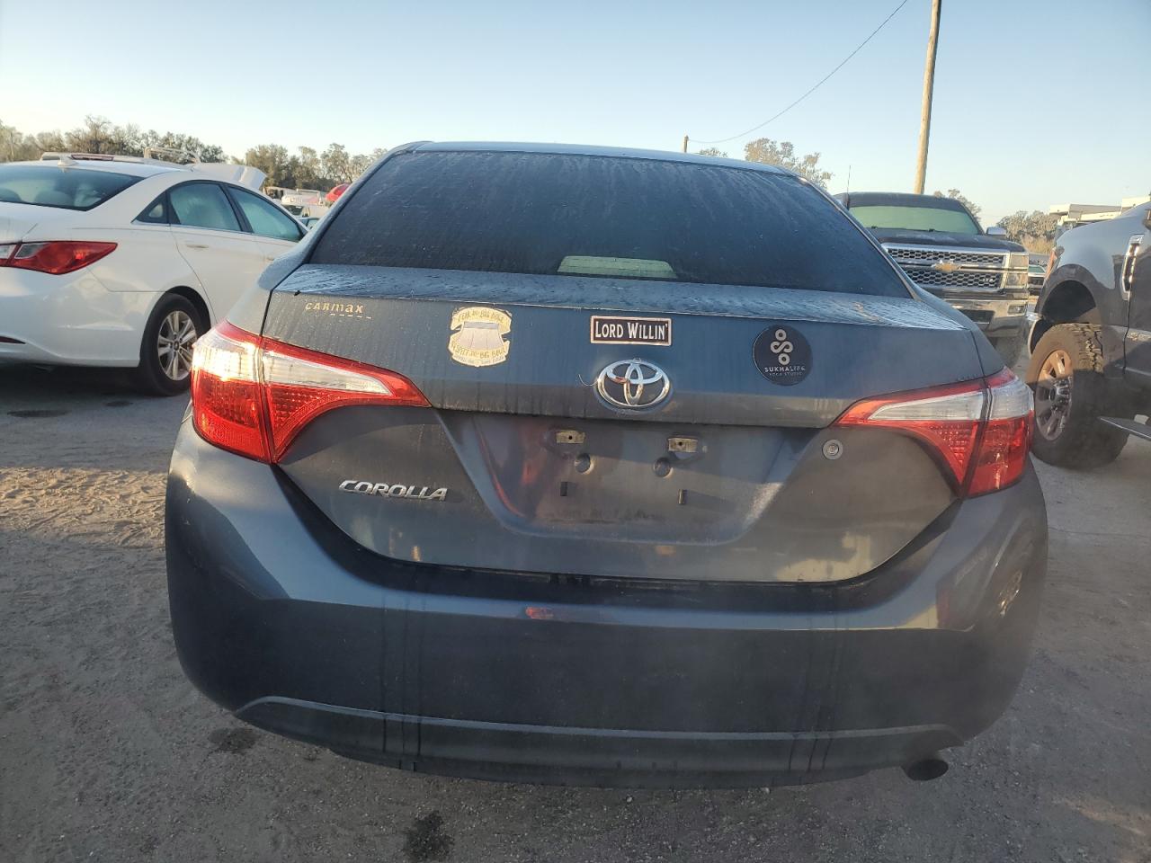 2016 Toyota Corolla VIN 5YFBURHE4GP526648 Copart auction photo, water/flood damage thumbnail 6