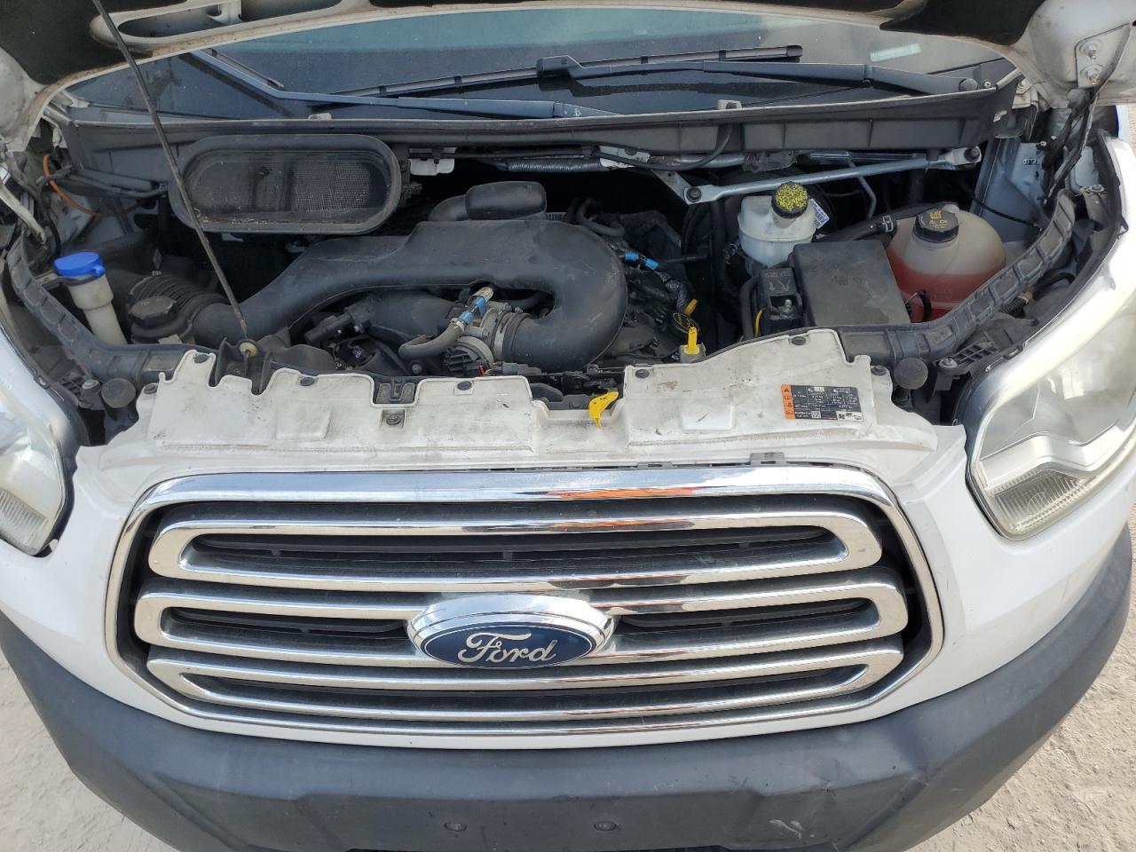 2017 Ford Transit VIN 1FTYE2CM3HKA93577 Copart auction photo, front end / undercarriage damage thumbnail 12