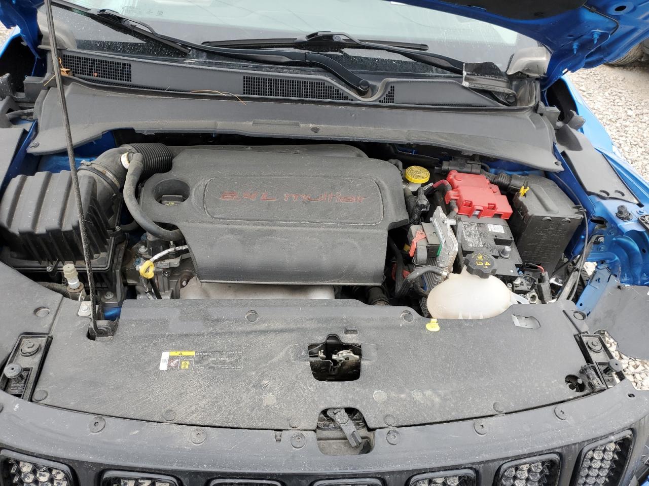 2019 Jeep Compass VIN 3C4NJDBB6KT781301 Copart auction photo, front end / side damage thumbnail 12