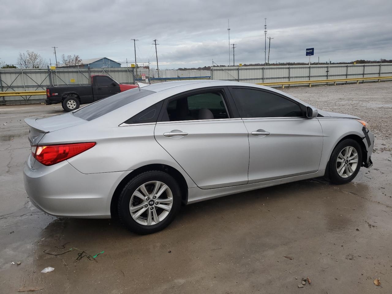 2013 Hyundai Sonata VIN 5NPEB4AC4DH718112 Copart auction photo, vandalism damage thumbnail 3