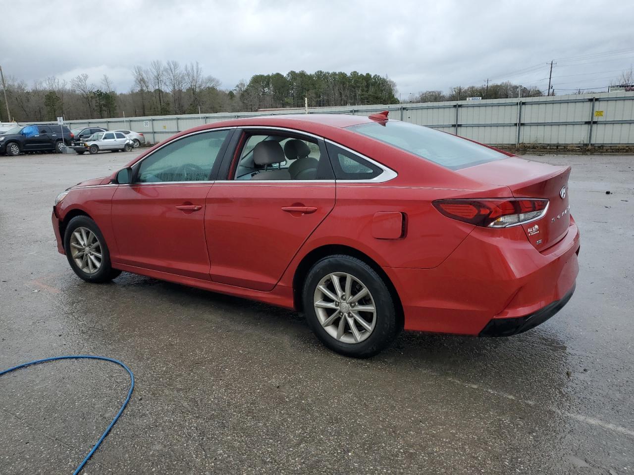 2019 Hyundai Sonata VIN 5NPE24AF6KH781932 Copart auction photo, vandalism damage thumbnail 2